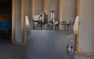 RHYNER Becherabfüllmodul D73 mit fahrbarem Gestell → RHS Innovation GmbH